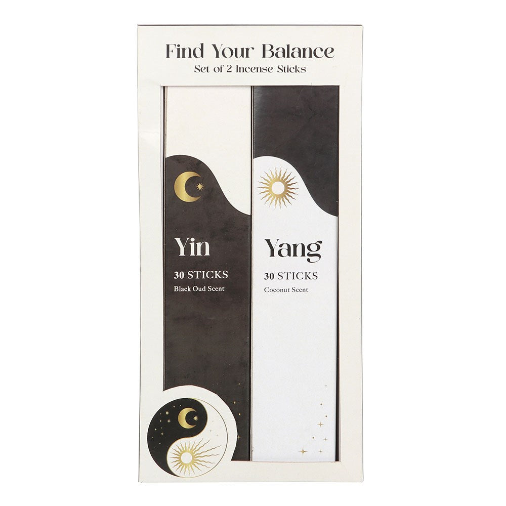 SET OF 2 YIN YANG INCENSE STICK PACKS