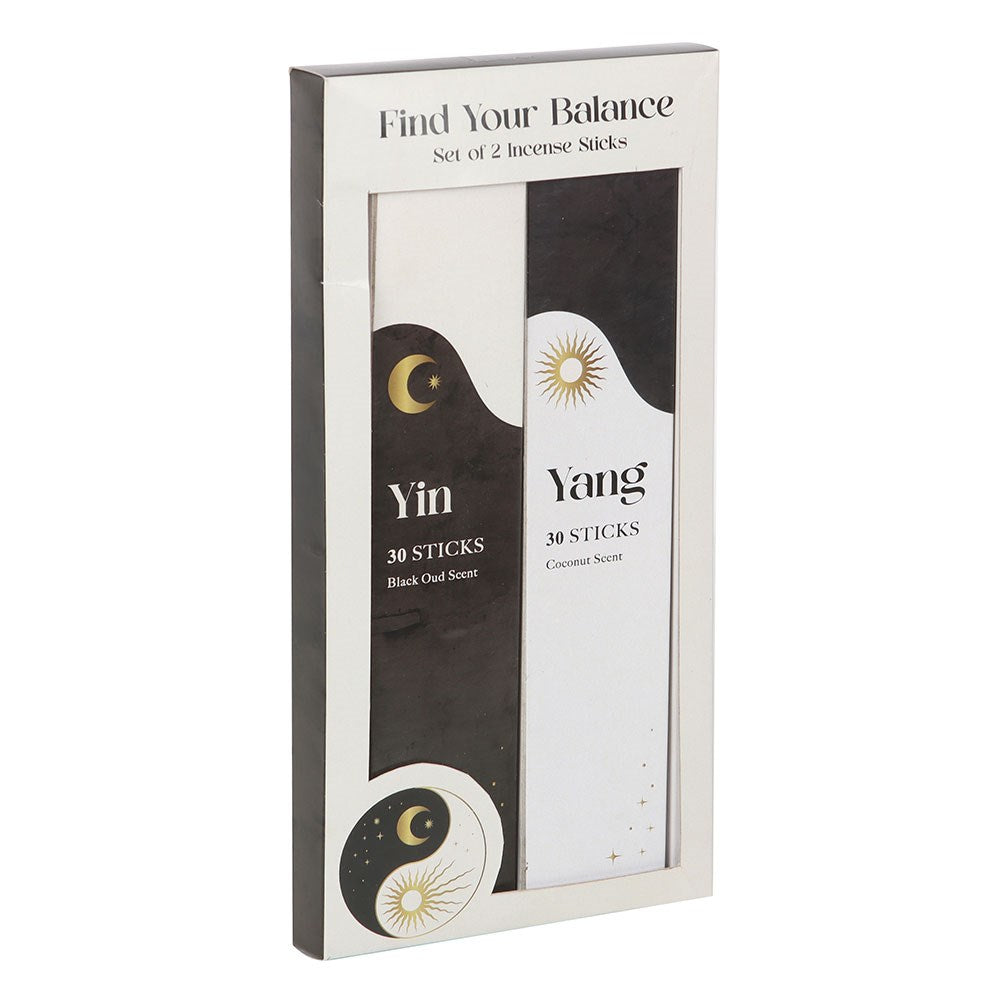 SET OF 2 YIN YANG INCENSE STICK PACKS