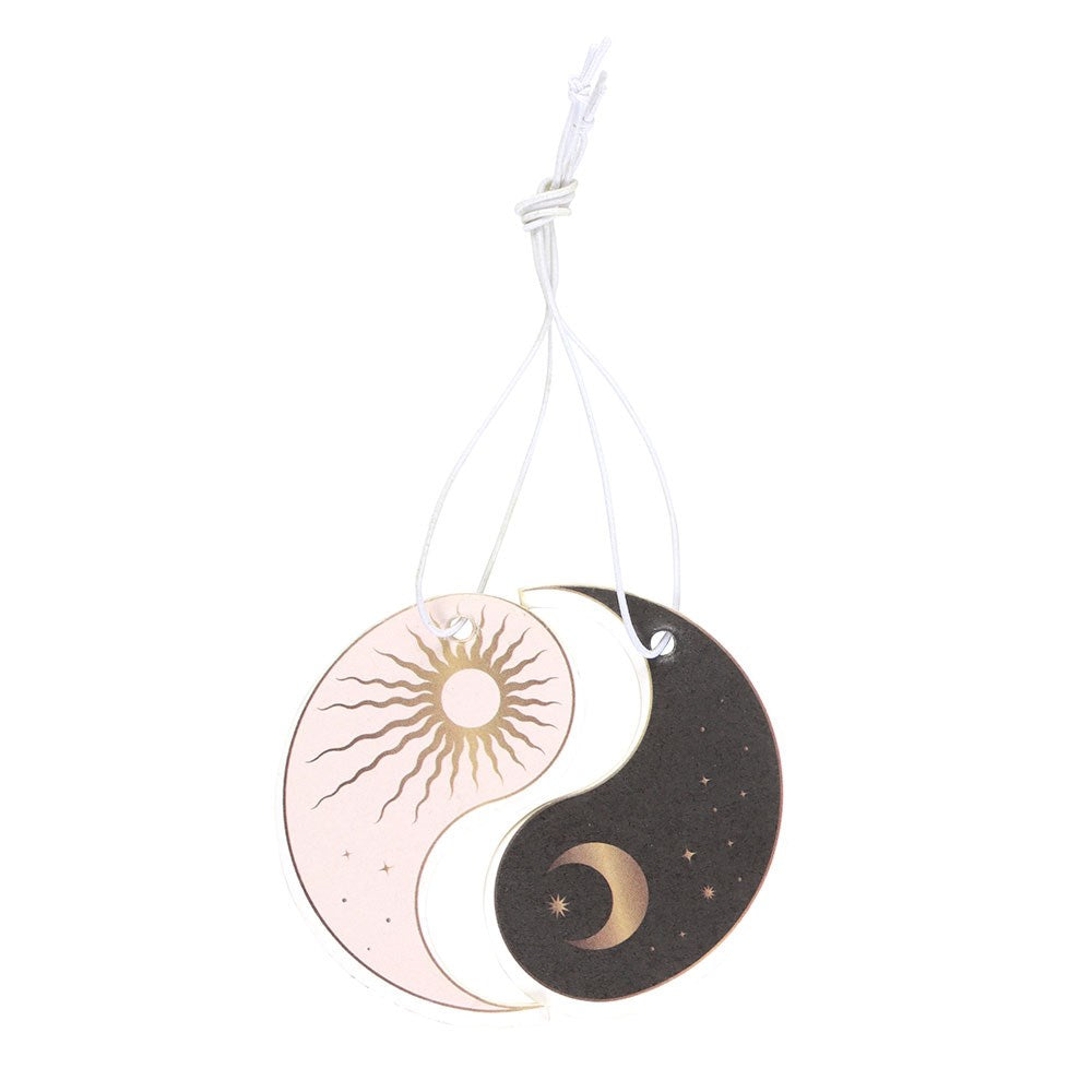 PACK OF 2 YIN YANG VANILLA SCENTED AIR FRESHENERS