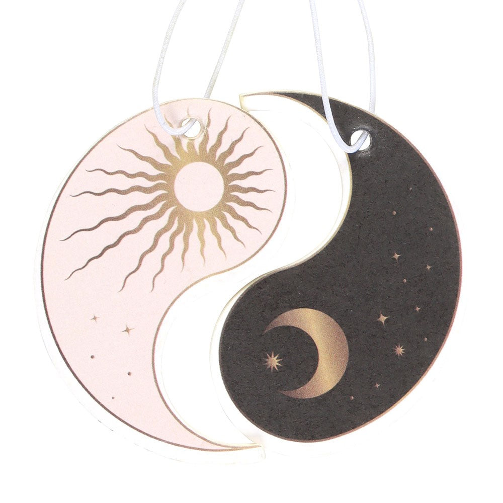 PACK OF 2 YIN YANG VANILLA SCENTED AIR FRESHENERS