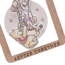 DISNEY WINNIE THE POOH 'IT'S ALWAYS BETTER TOGETHER' HANGING PLAQUE