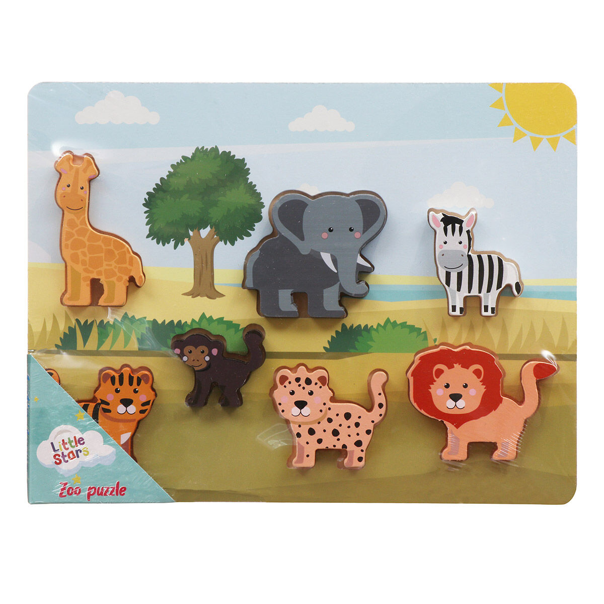 Little Stars Lets Learn Zoo Puzzle