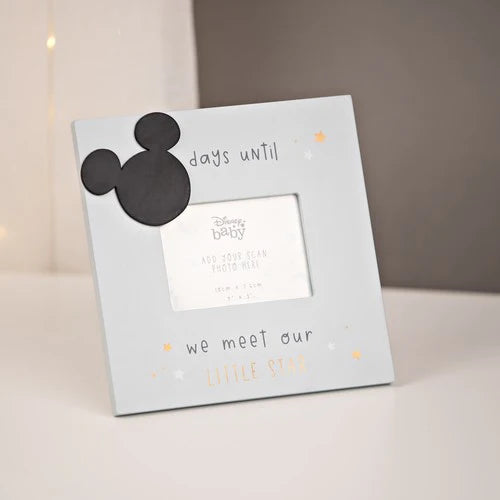 DISNEY MICKEY SCAN FRAME WITH COUNTDOWN BLUE