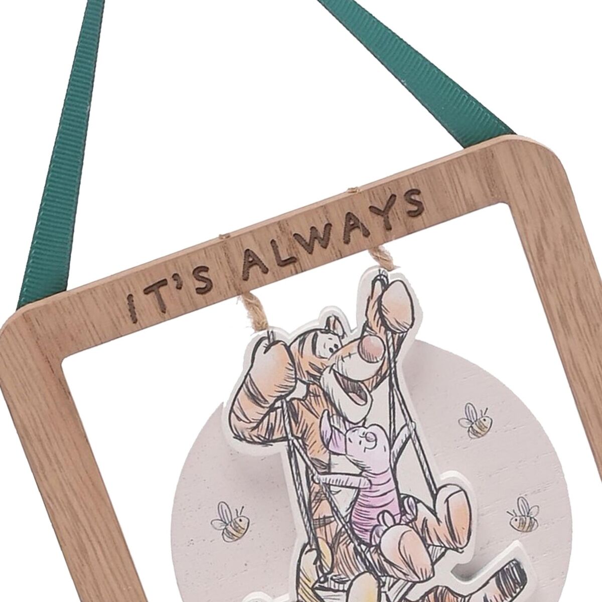 DISNEY WINNIE THE POOH 'IT'S ALWAYS BETTER TOGETHER' HANGING PLAQUE