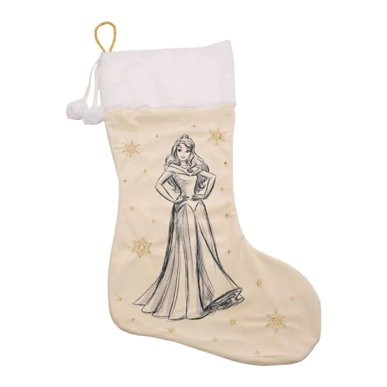 DISNEY AURORA CHRISTMAS STOCKING 20"