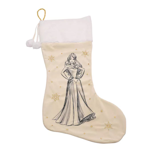 DISNEY AURORA CHRISTMAS STOCKING 20"