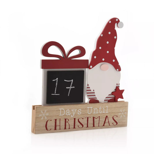 SANTA COUNTDOWN PLAQUE