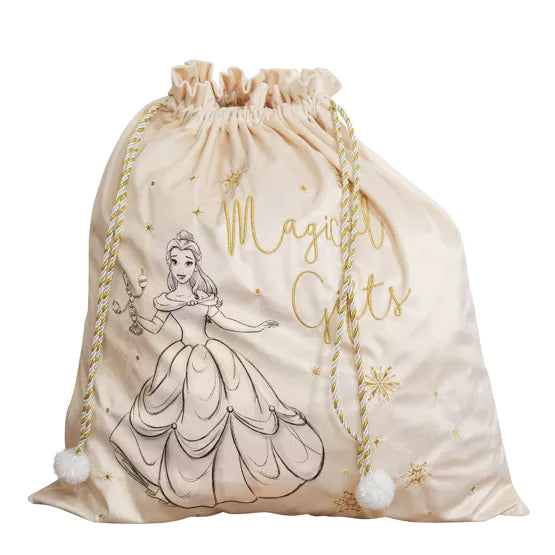 DISNEY VELVET XMAS SACK BELLE