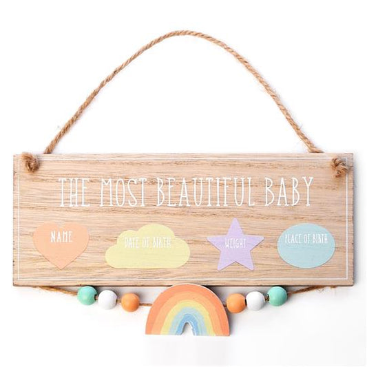 BEAUTIFUL BABY PLAQUE