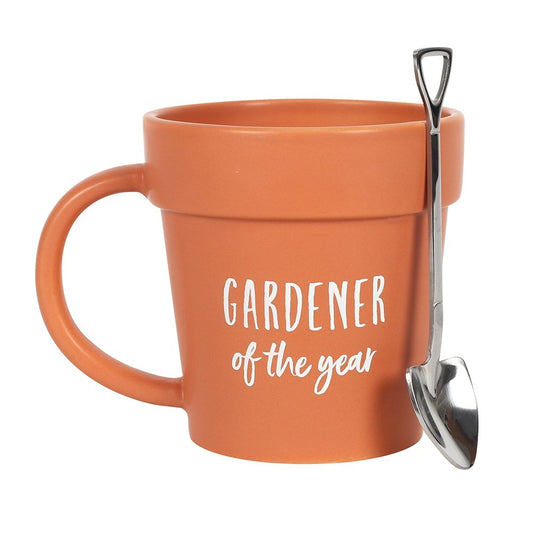 Gardener Planter Mug & Shovel Spoon - Zen Garden