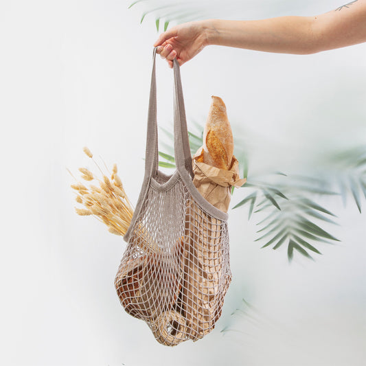 Conscious Living - Grey Shopping Bag
