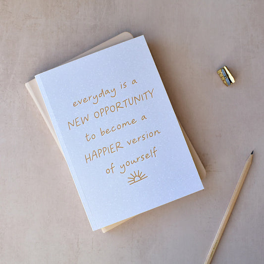 Happier Quote Journal 100% Recycled