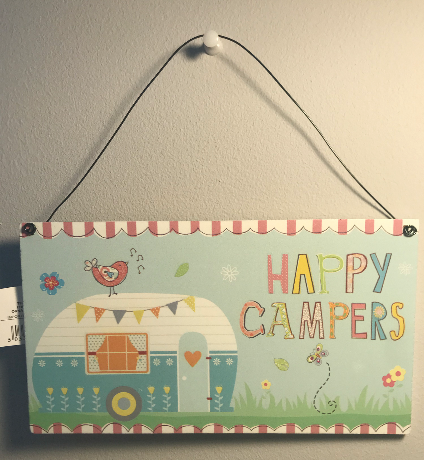 Happy Camper - Plaque - Fiesta Fun