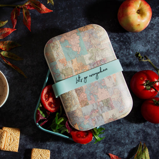 Conscious Living - Globe Trotter Bamboo Lunch Box