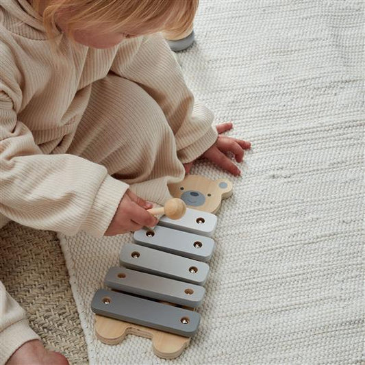 WOODEN TOY XYLOPHONE - TEDDY