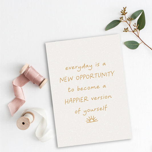 New Opportunity Quote Notebook 100% Recycled