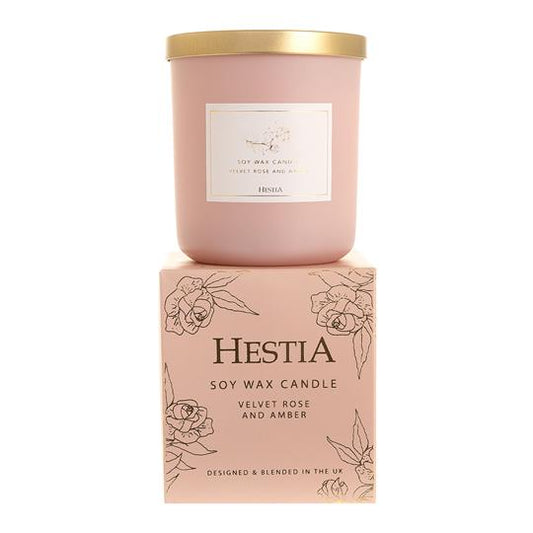 240G DELUXE SCENTED CANDLE - VELVET ROSE & AMBER